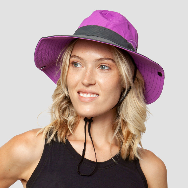 Adjustable UPF50+ Summer Sun Hat with Ponytail Hole