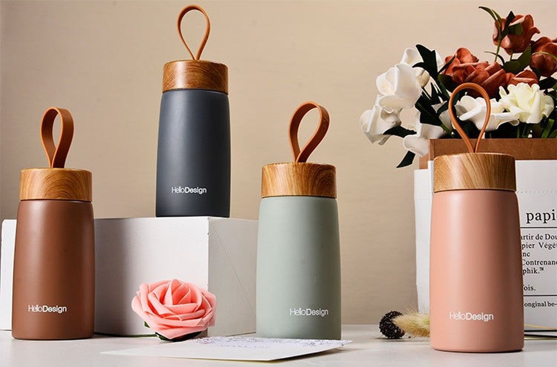 Mini Stainless Steel Travel Thermos - 12 Hour Insulation