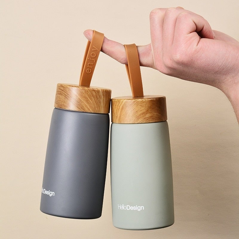 Mini Stainless Steel Travel Thermos - 12 Hour Insulation