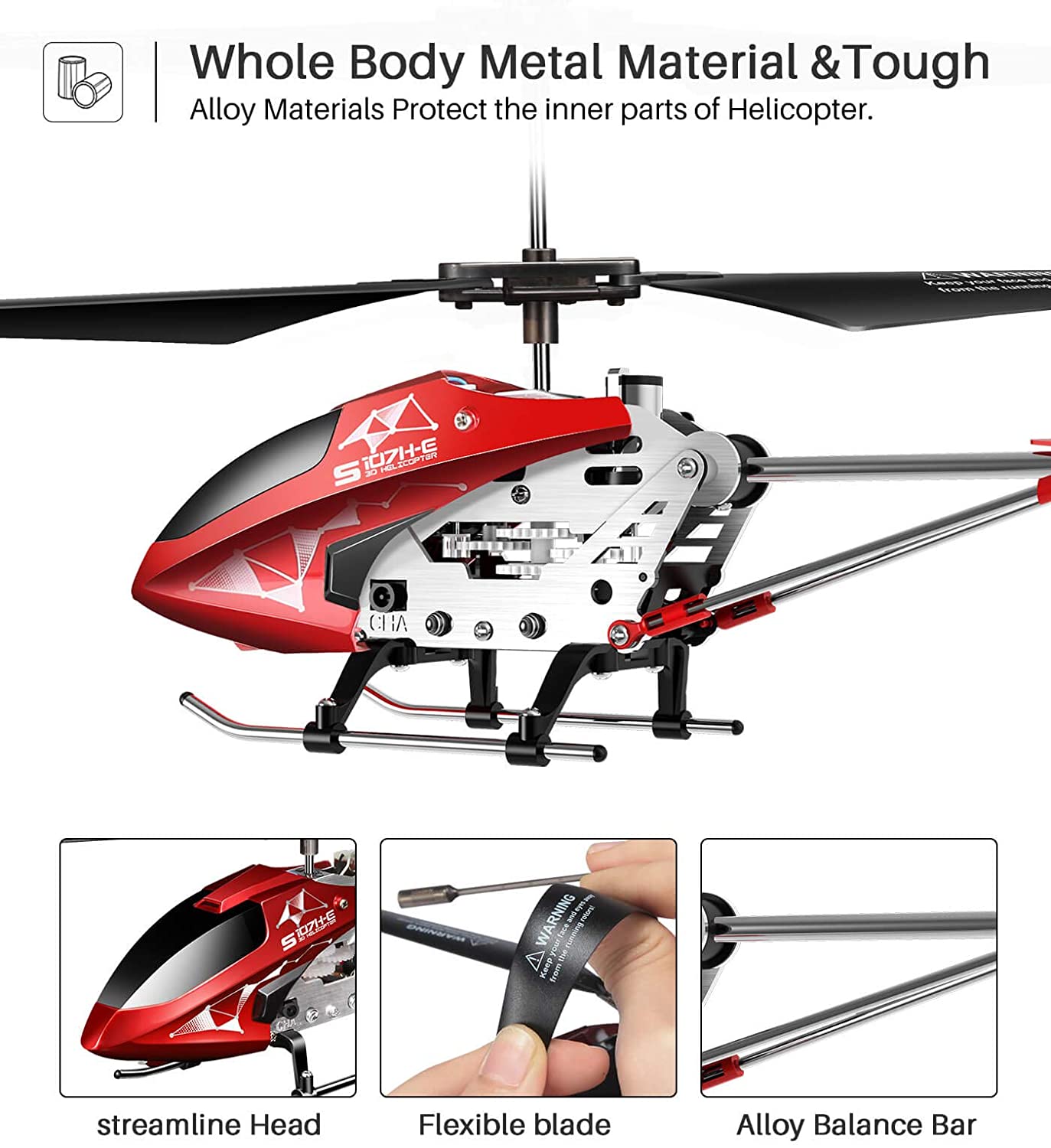 Remote Control Helicopter with Altitude Hold and One-Button Control
