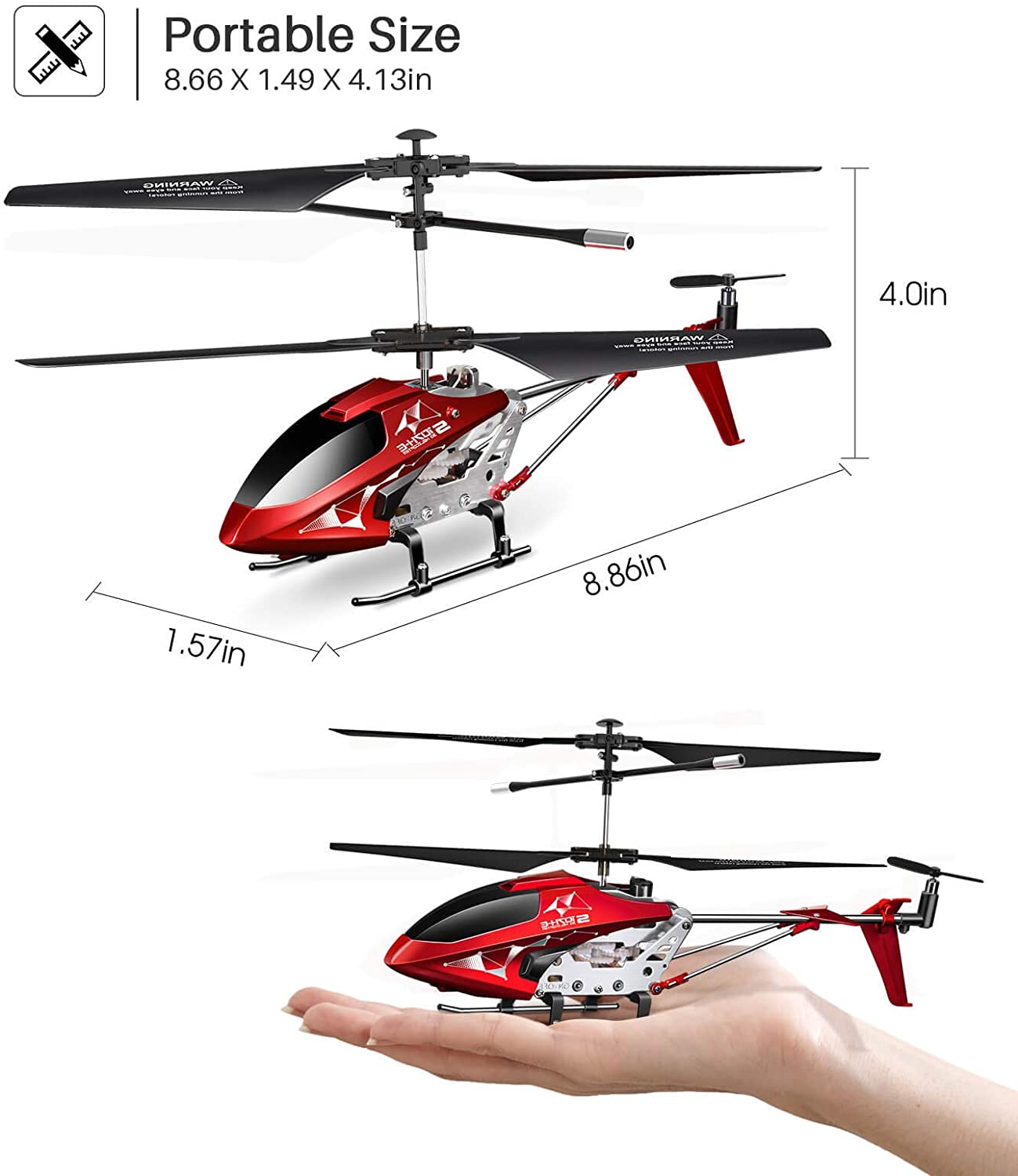Remote Control Helicopter with Altitude Hold and One-Button Control