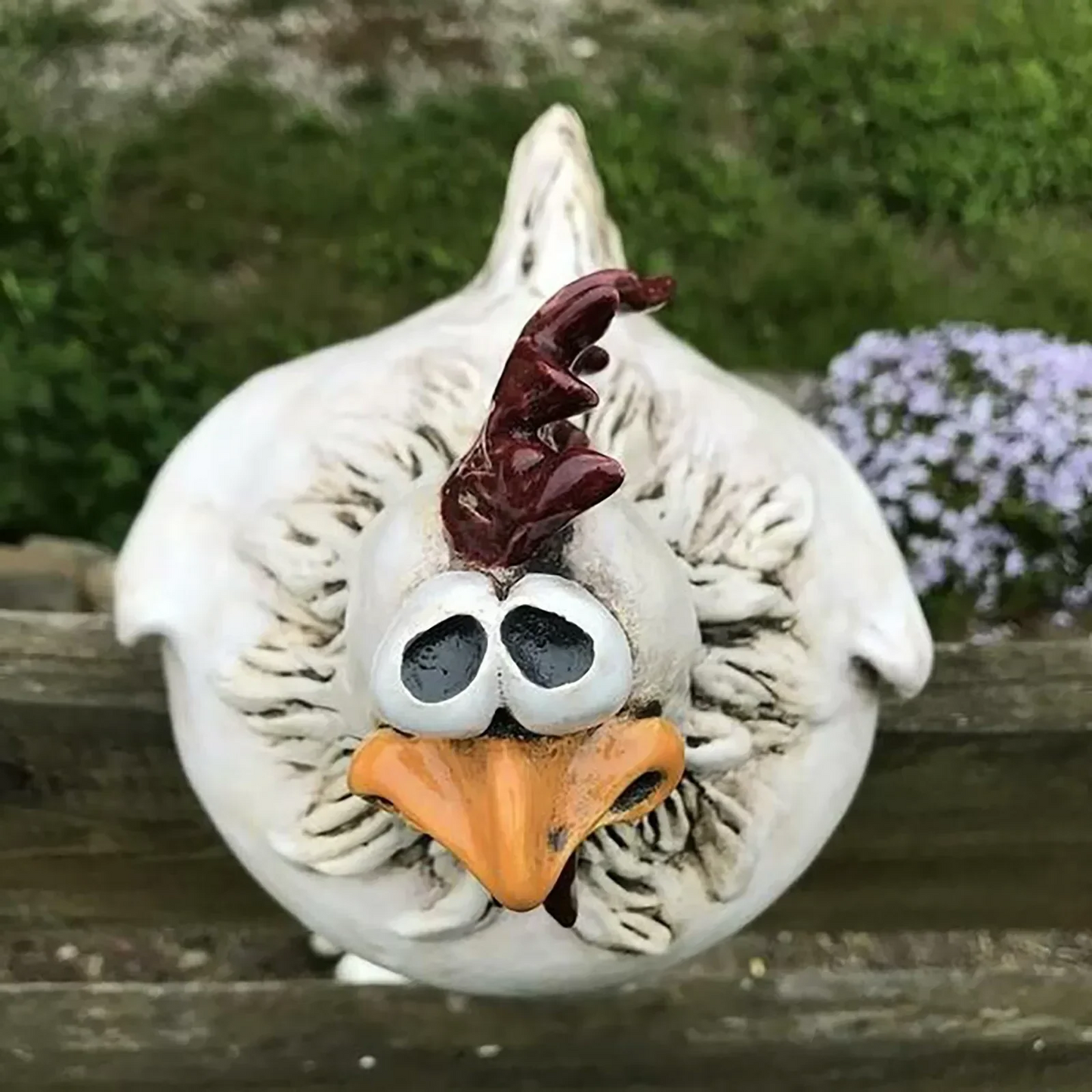 Funny Resin Chicken Garden Decorations