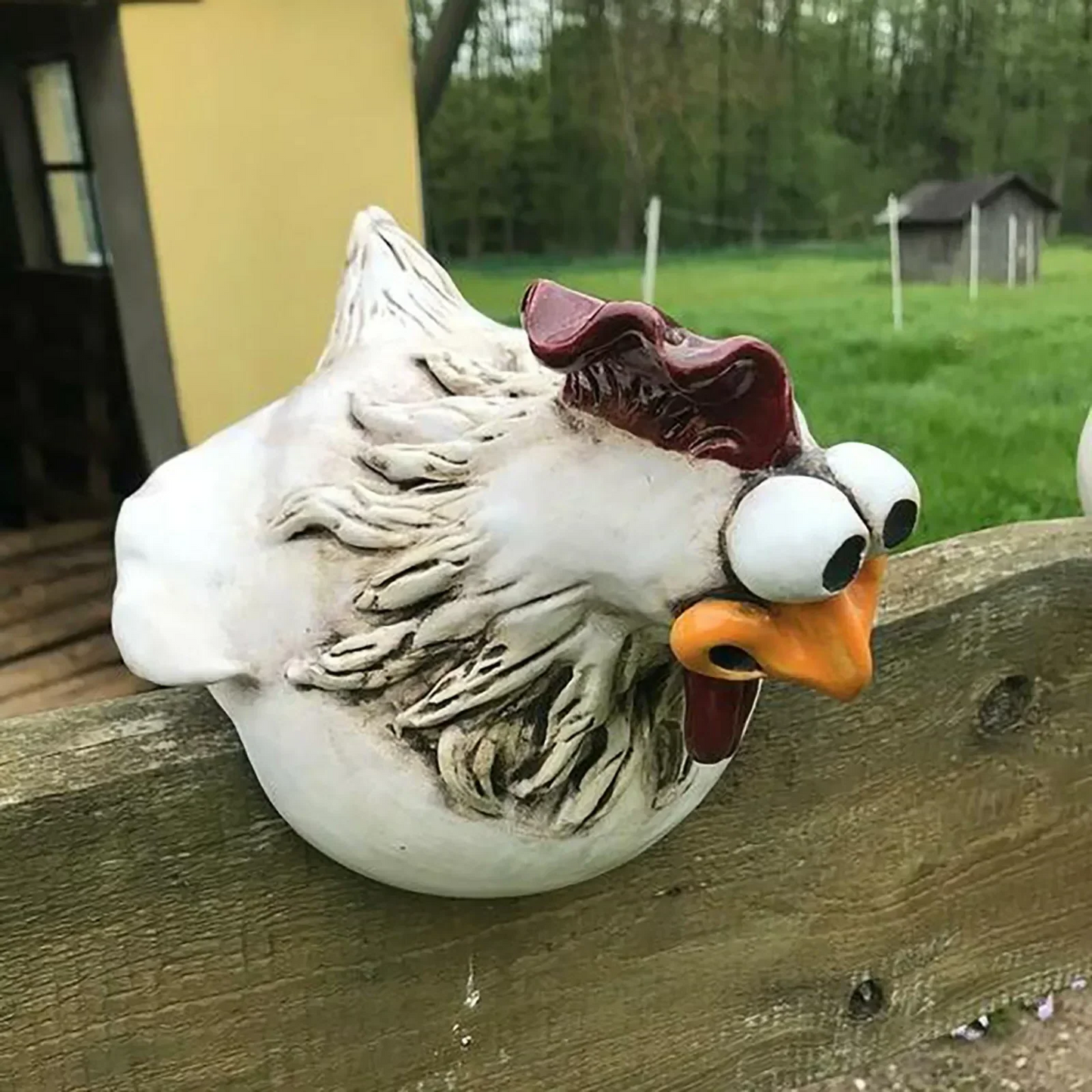 Funny Resin Chicken Garden Decorations