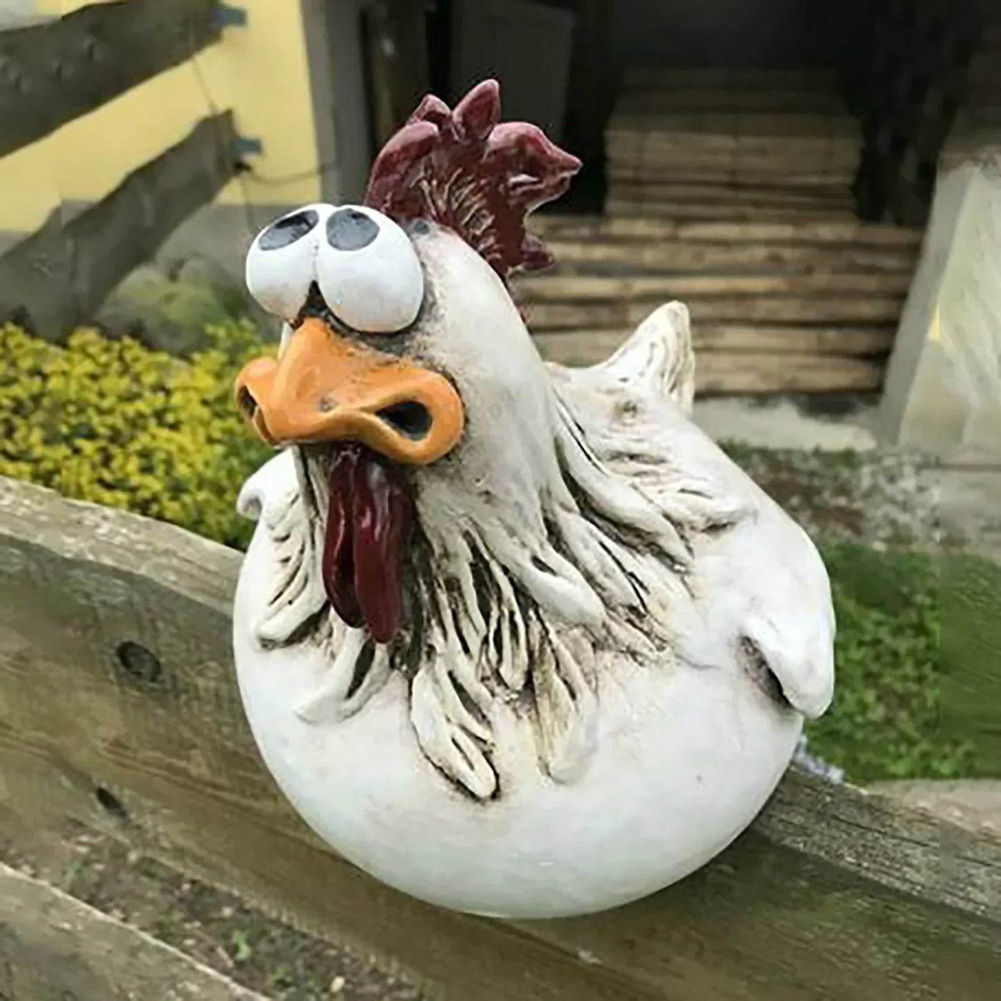 Funny Resin Chicken Garden Decorations