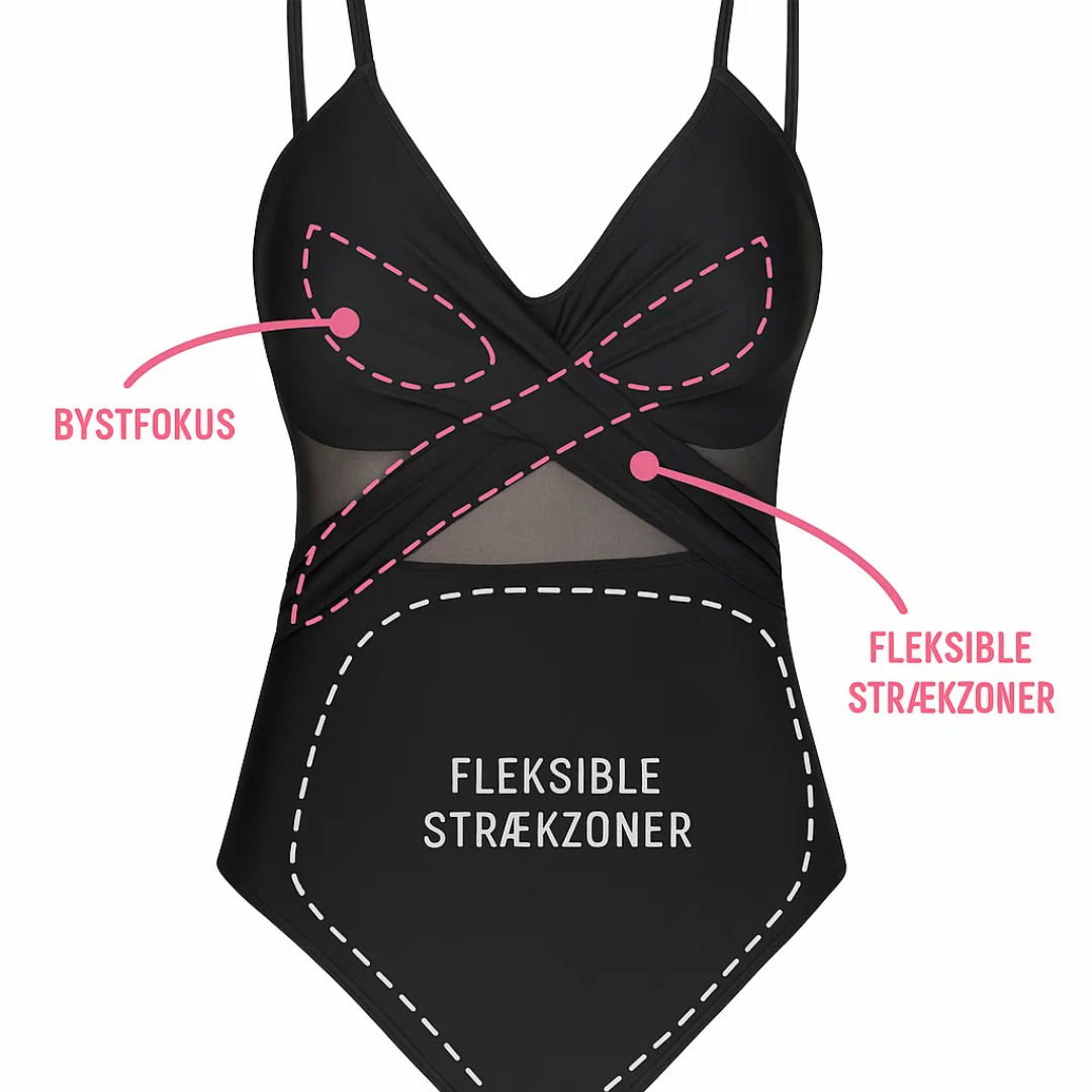 Push-Up Swimsuit with Stretchable Comfort