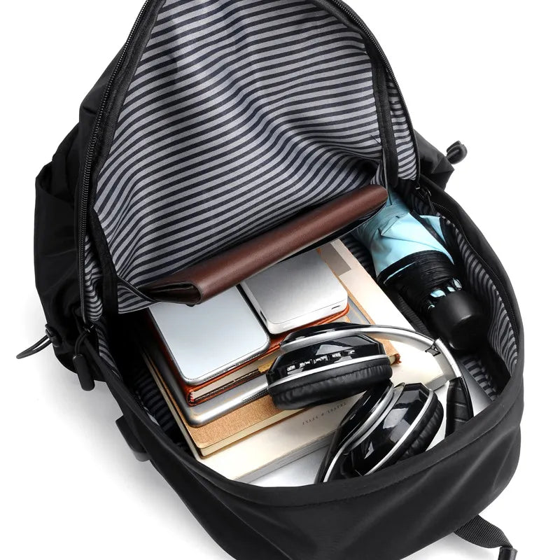 Waterproof Anti-Theft Laptop Backpack with USB Port for Men