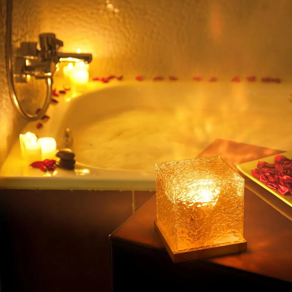 Colour-Changing LED Cube Mood Light with Remote Control