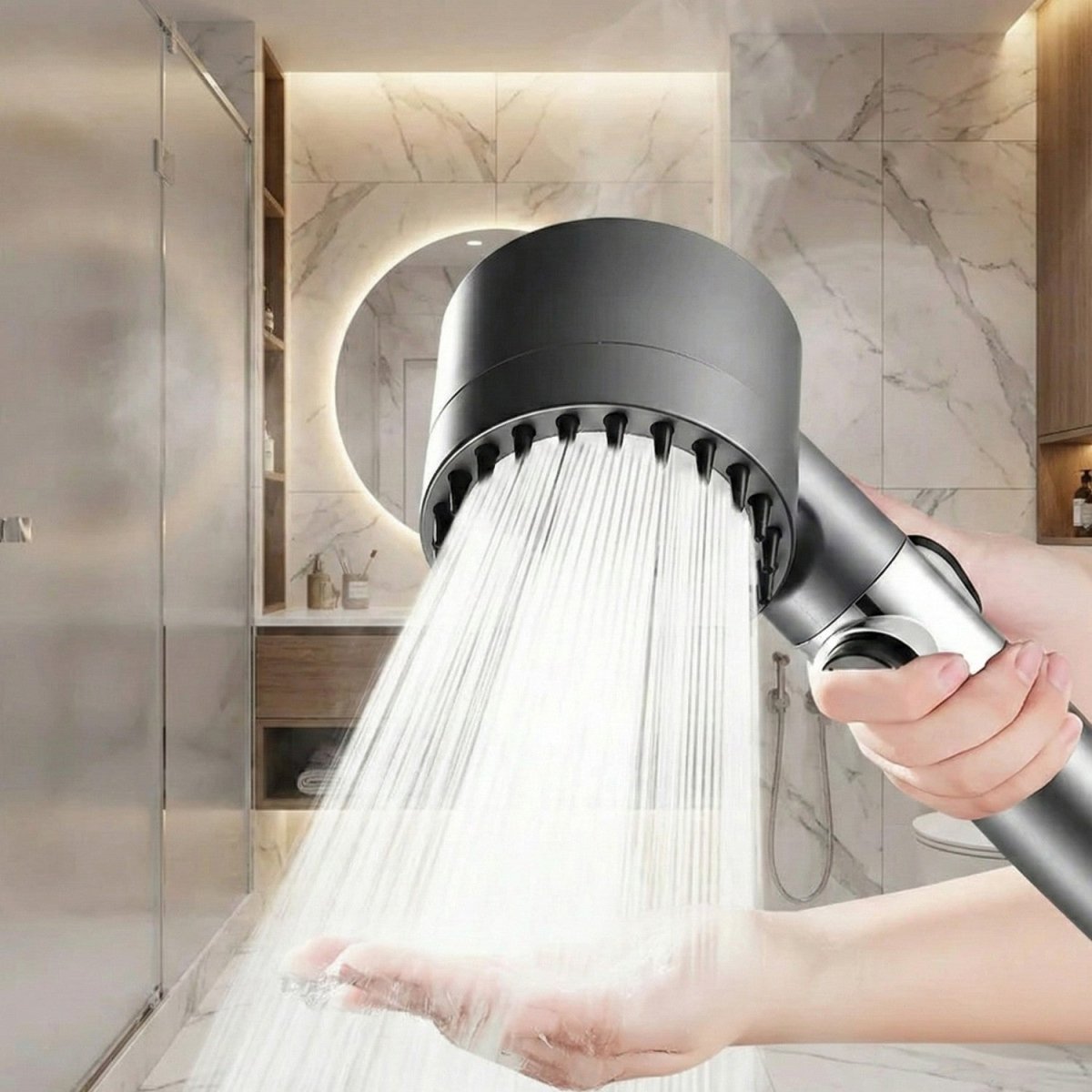 High Pressure Shower Head with 9-Layer Water Filter