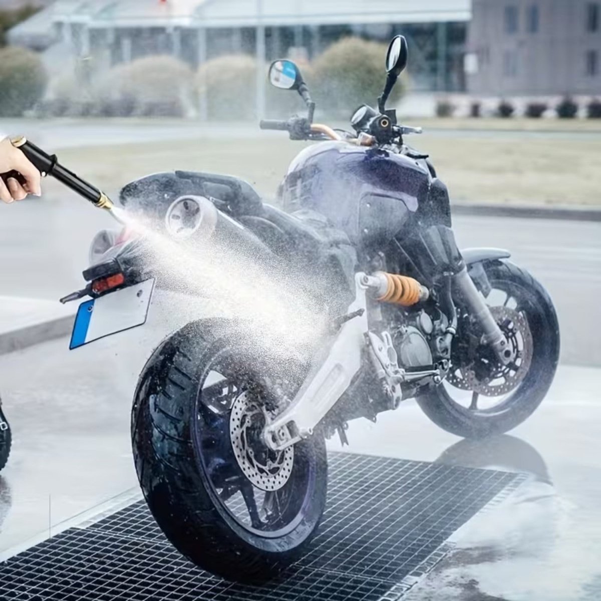 High-Pressure Adjustable Water Gun for Car and Garden Cleaning
