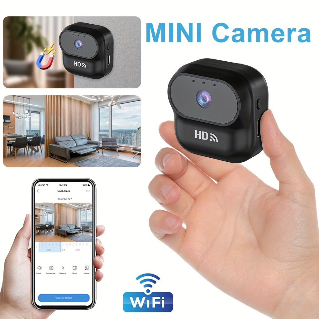 Mini 1080p Wireless Surveillance Camera with Local Recording