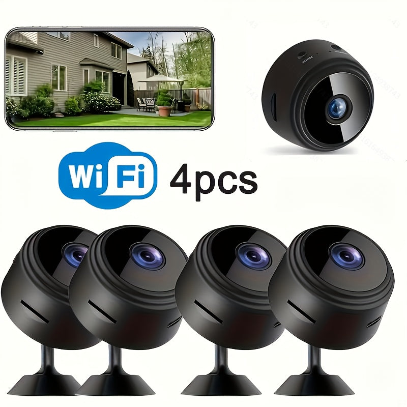 Rechargeable Wi-Fi Surveillance Camera for Portable Security