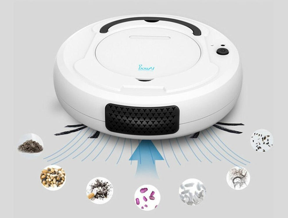 Robot Vacuum Cleaner with Smart Navigation and Quiet Operation