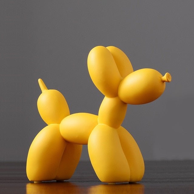 Green Resin Balloon Dog Sculpture
