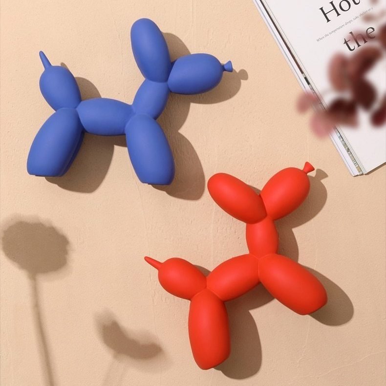 Green Resin Balloon Dog Sculpture