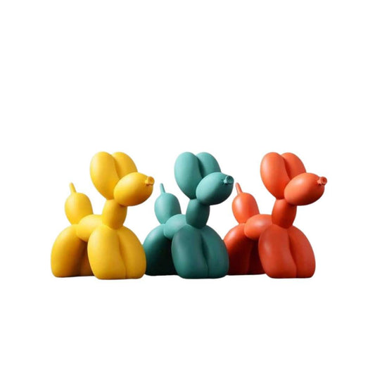 Green Resin Balloon Dog Sculpture