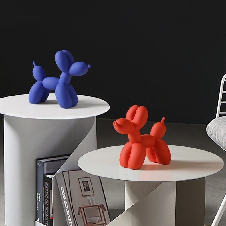 Green Resin Balloon Dog Sculpture