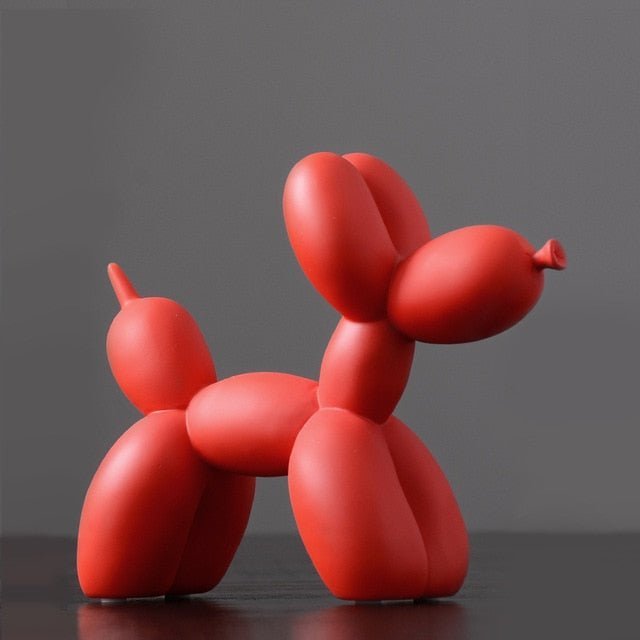 Green Resin Balloon Dog Sculpture