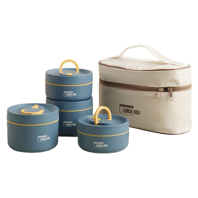 Multi-Layer Insulated Lunch Box with Free Carry Bag