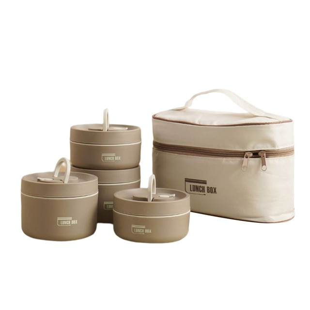 Multi-Layer Insulated Lunch Box with Free Carry Bag