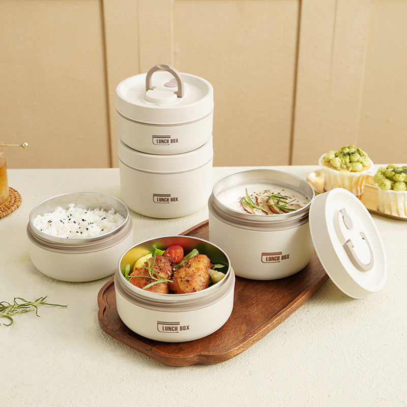 Multi-Layer Insulated Lunch Box with Free Carry Bag