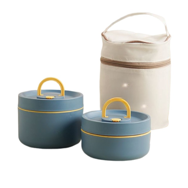Multi-Layer Insulated Lunch Box with Free Carry Bag