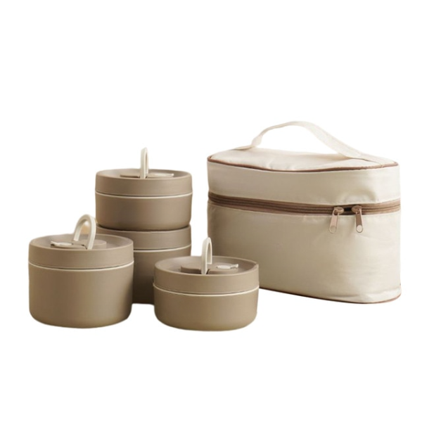 Multi-Layer Insulated Lunch Box with Free Carry Bag