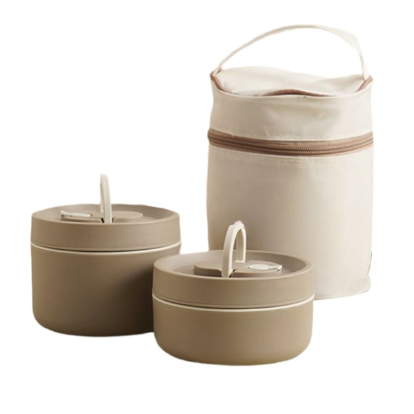Multi-Layer Insulated Lunch Box with Free Carry Bag