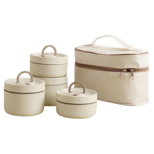 Multi-Layer Insulated Lunch Box with Free Carry Bag