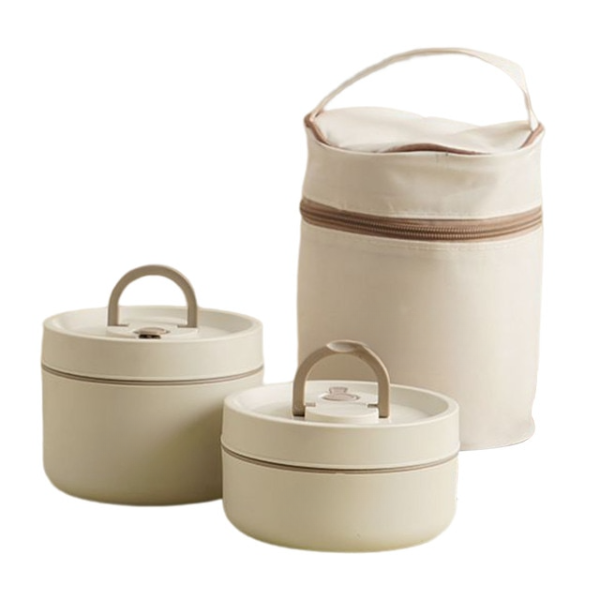 Multi-Layer Insulated Lunch Box with Free Carry Bag