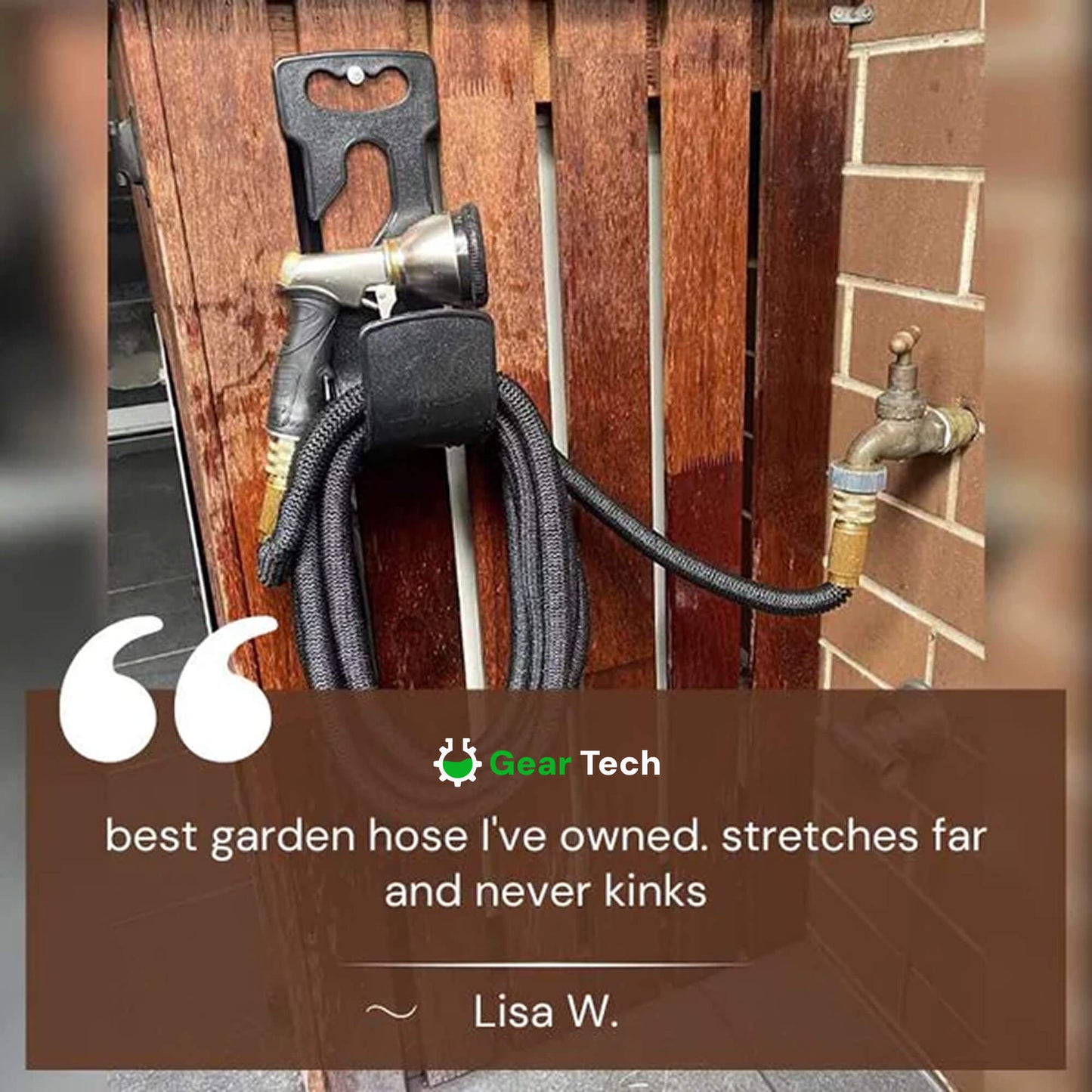 Expandable Garden Hose with 8 Spray Functions