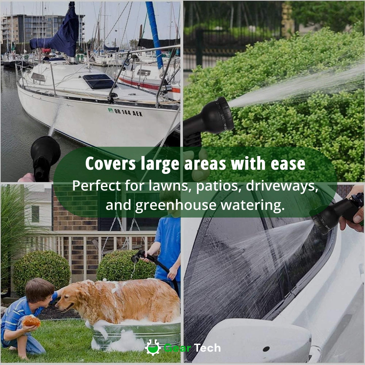 Expandable Garden Hose with 8 Spray Functions