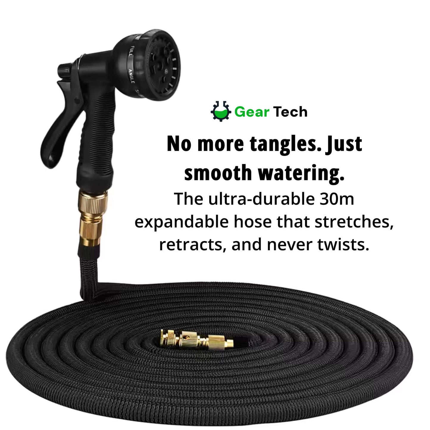 Expandable Garden Hose with 8 Spray Functions