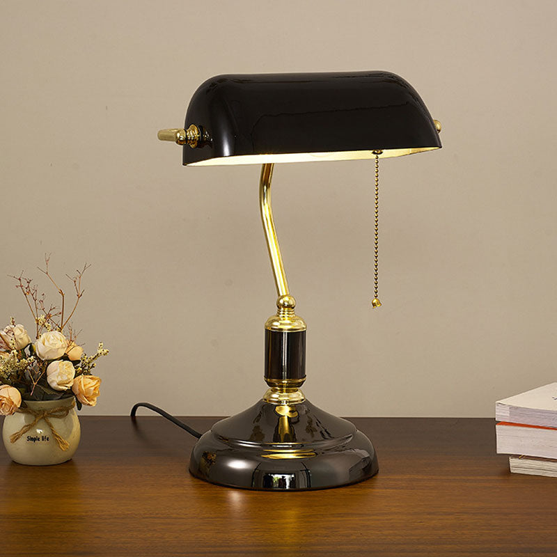 Glass Table Lamp with Vintage Elegance and Soft Illumination