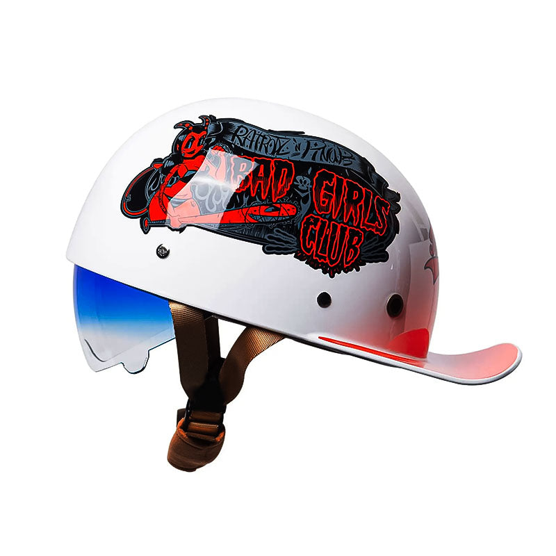 DOT Approved Lightweight Motorcycle Baseball Helmet