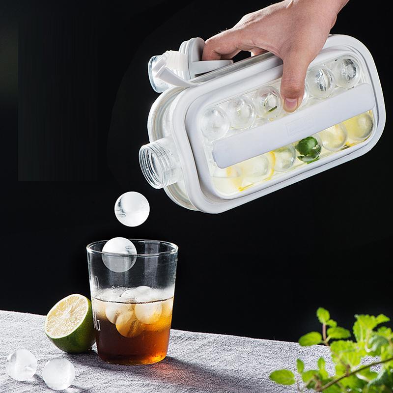 2-in-1 Insulated Ice Cube Carrier Bottle