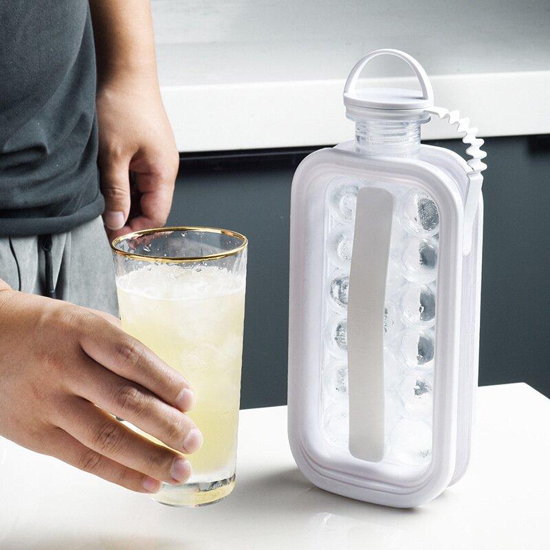 2-in-1 Insulated Ice Cube Carrier Bottle
