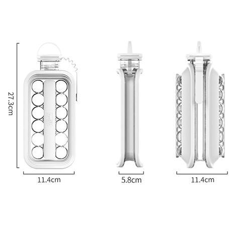 2-in-1 Insulated Ice Cube Carrier Bottle