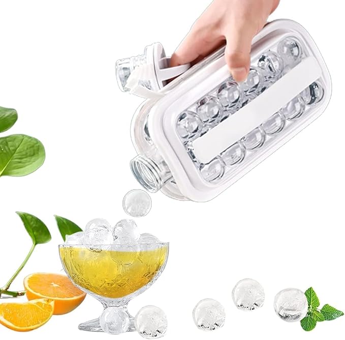 2-in-1 Insulated Ice Cube Carrier Bottle