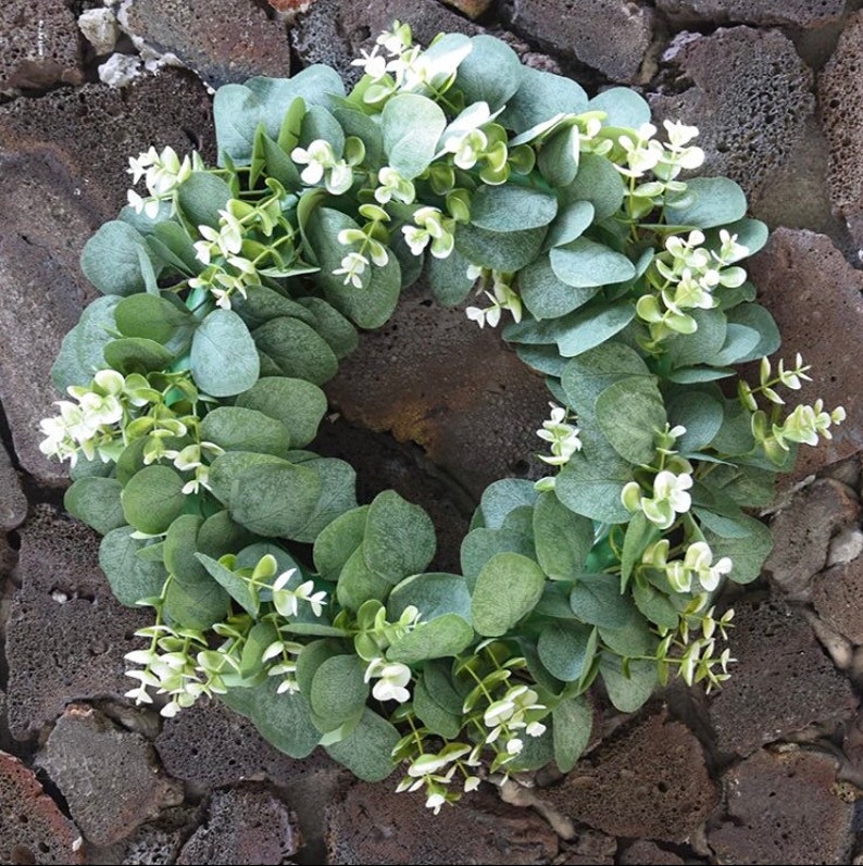 Artificial Eucalyptus Wreath for Home Decor