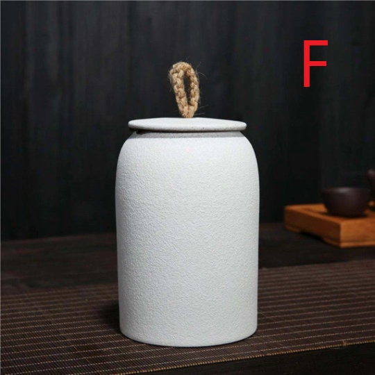 Vintage Ceramic Storage Jar for Cookies and Sugar