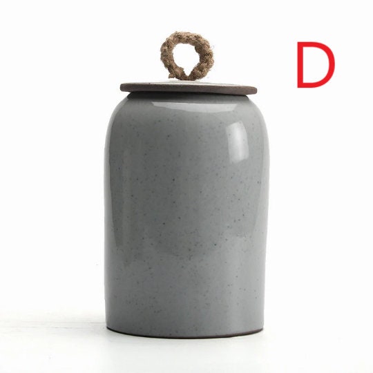 Vintage Ceramic Storage Jar for Cookies and Sugar