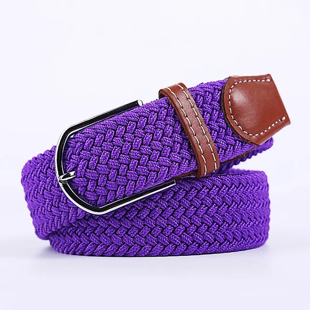 Casual Adjustable Stretch Belt in Elastic Fabric