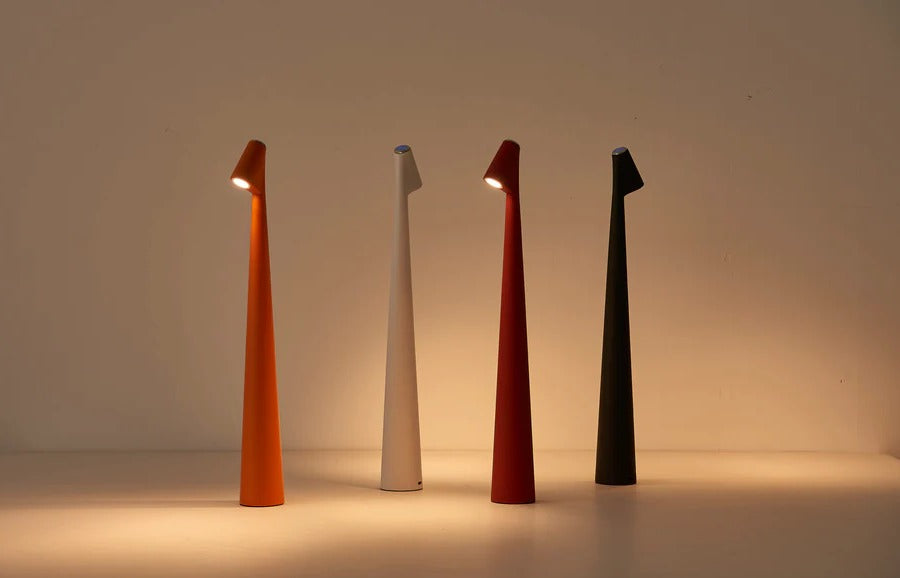 Minimalist Wireless LED Table Lamp with Touch Dimming