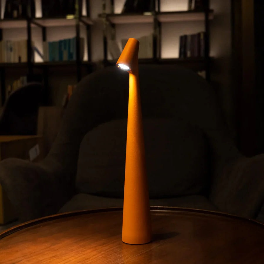 Minimalist Wireless LED Table Lamp with Touch Dimming