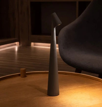 Minimalist Wireless LED Table Lamp with Touch Dimming