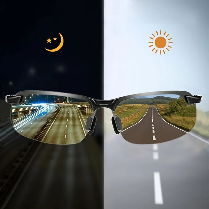 Polarized Photochromic Sunglasses with UV400 Protection