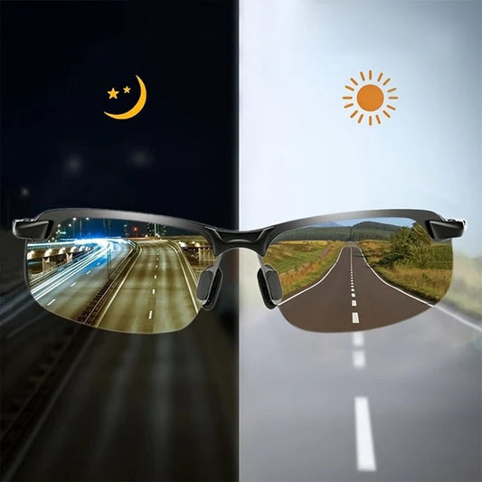 Polarized Photochromic Sunglasses with UV400 Protection