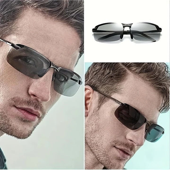 Polarized Photochromic Sunglasses with UV400 Protection