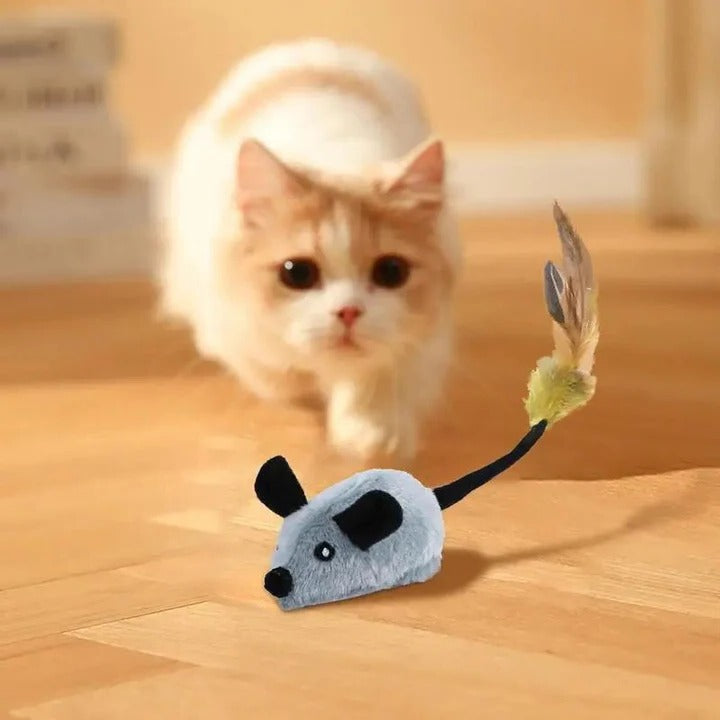 Motion-Activated Interactive Mouse Toy for Cats