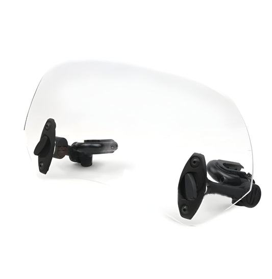 Adjustable Motorcycle Windshield Extension for Enhanced Wind Protection